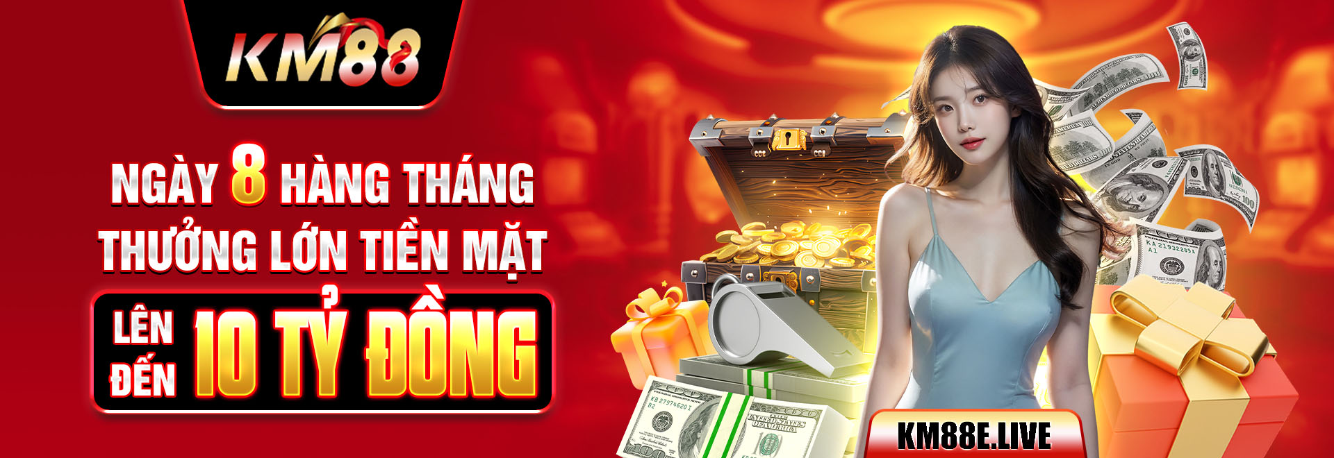 ngày 8 hàng tháng thưởng lớn tiền mặt lên đến 10 tỷ đồng